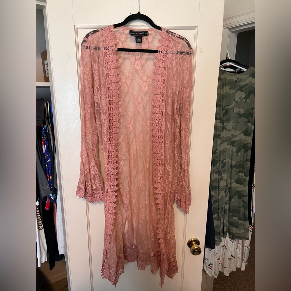 Long Lace Cardigan